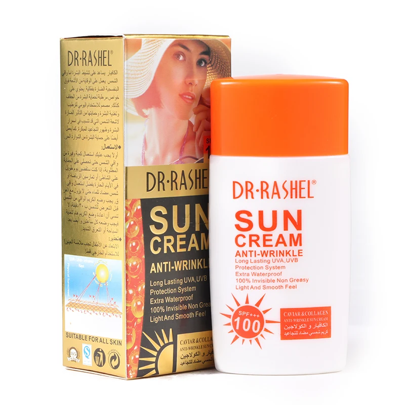 DR RASHEL sunscream long lasting whitening UVA UVB Radiation sun protection face body cream