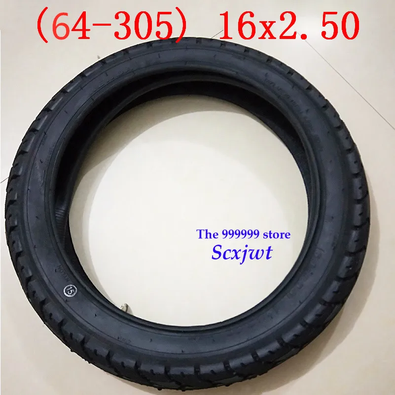 Новые высокопроизводительные 16x2,50 64-305 шины и внутренняя трубка подходят для электрических велосипедов детские велосипеды, маленькие BMX и скутеры