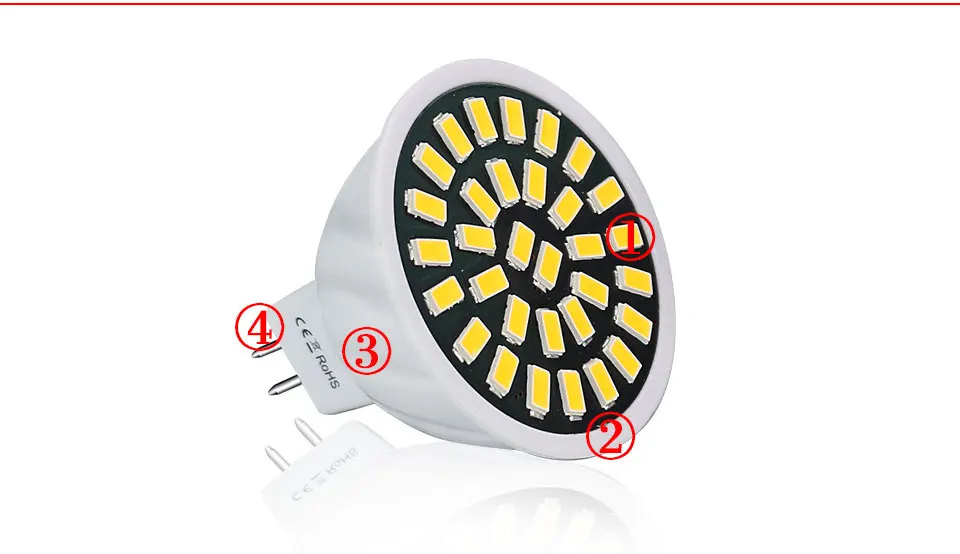 8 W MR16 GU10 Светодиодная лампа 110 V 220 В ампулы светодиодный E27 High Lumen без мерцания SMD5733 чип лампочки для точечных светильников