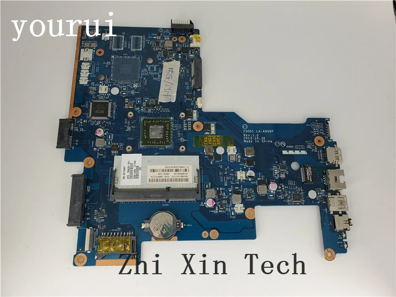 

yourui For HP 15-G 15-H Series Laptop Motherboard 764267-501 764267-001 ZSO51 LA-A996P E1-6010u CPU DDR3 mainboard Fully Tested