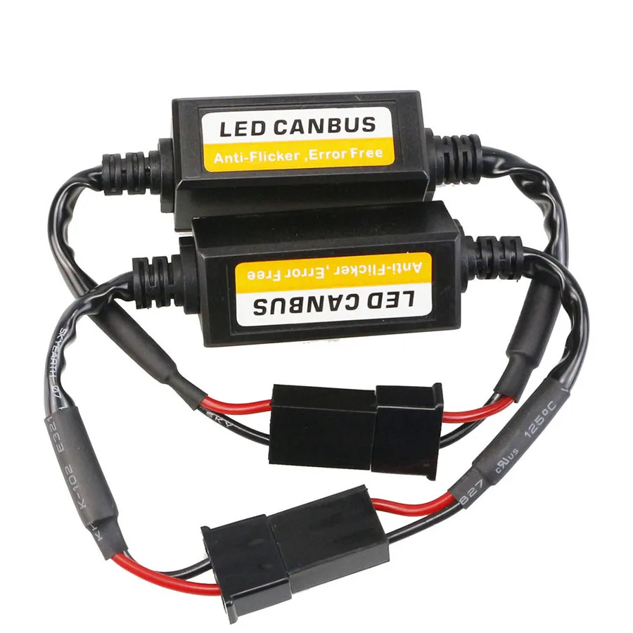 CANBUS H1 HB3 H4 H7 H11 H8 9004 H15 9012 Светодиодная лампа без EMC резистор Canbus отключение шлейки