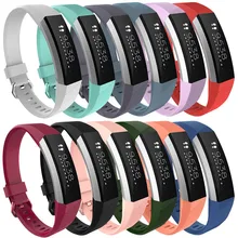 New 12 Colors Silicone Watchband Replacement Wrist Band Silicon Strap Clasp For Fitbit Alta HR Smart