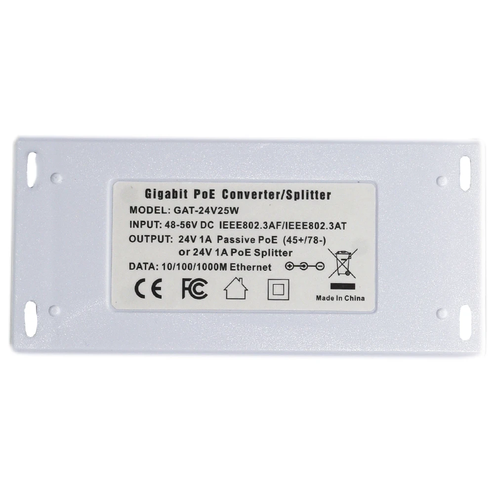

IEEE802.3at Compatible Gigabit POE Converter 24v 25w power 24v passive WiFi Access Points