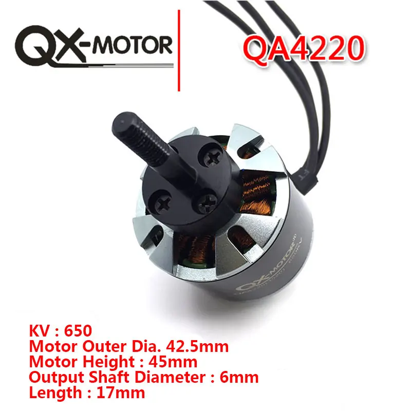 Qx-мотор металлический QA4220(3520) 580KV 650KV бесщеточный двигатель для радиоуправляемой модели квадрокоптера аксессуары гексакоптер Мультикоптер