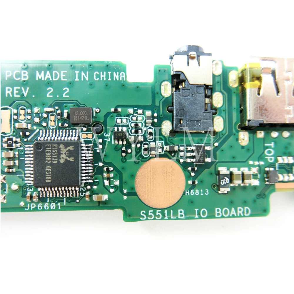 Плата S551LB_IO REV2.2 для ASUS S551L S551LN V551 K551 K551L R551LA R551LB USB аудио IO 60NB02A0 US1040 222| |