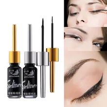 Круто жидкость макияжная подводка для глаз Водонепроницаемый, карандаш-подводка для глаз, ручка Черный Make Up шоу Trousse Maquillage femme# y4