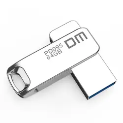 DM PD095 USB флеш-накопитель, 32 Гб металлический Флэшка высокоскоростная USB 3. 0 Memory Stick 64 Гб ручка-накопитель реальная емкость 16 Гб Writ 10 MB-60 MB