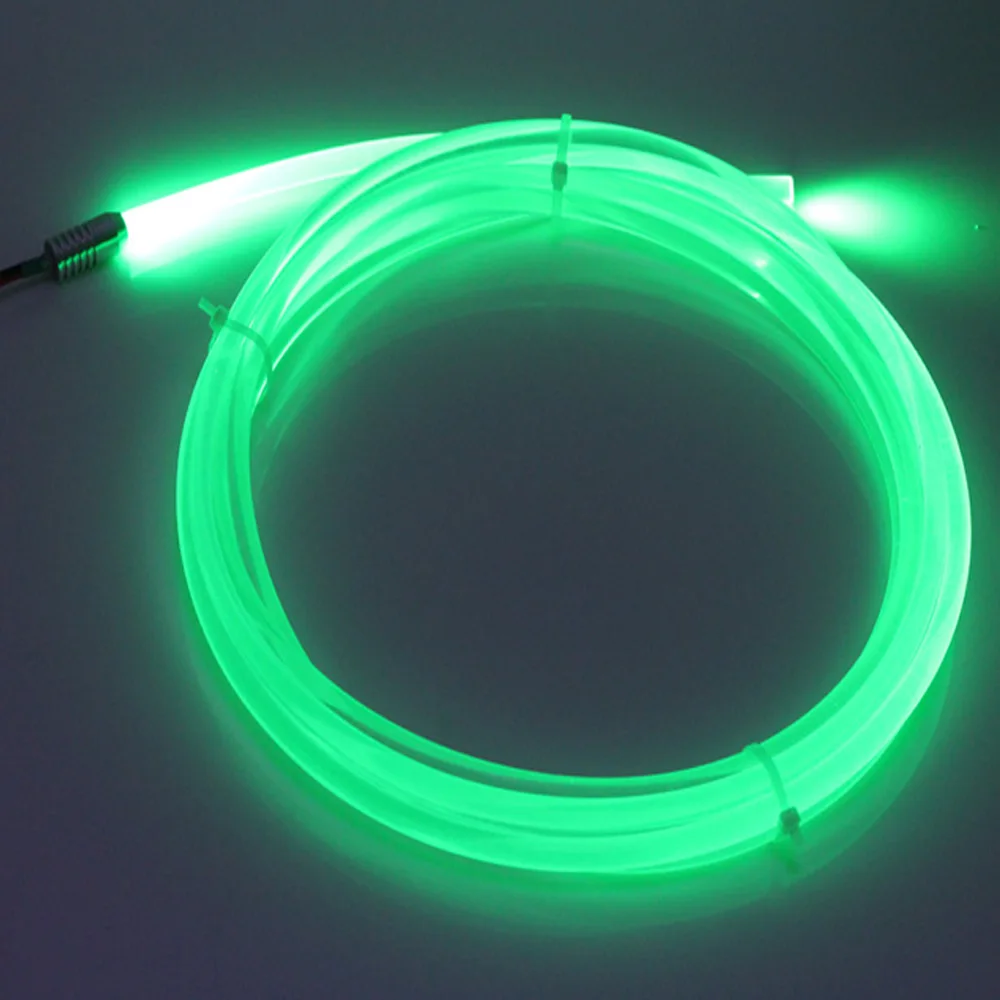 Боковой светящийся волоконно-оптический светильник 50 м в рулоне 1,5 мм~ 3 мм волоконно-оптический кабель автомобильный ночной Светильник s домашний декоративный светильник