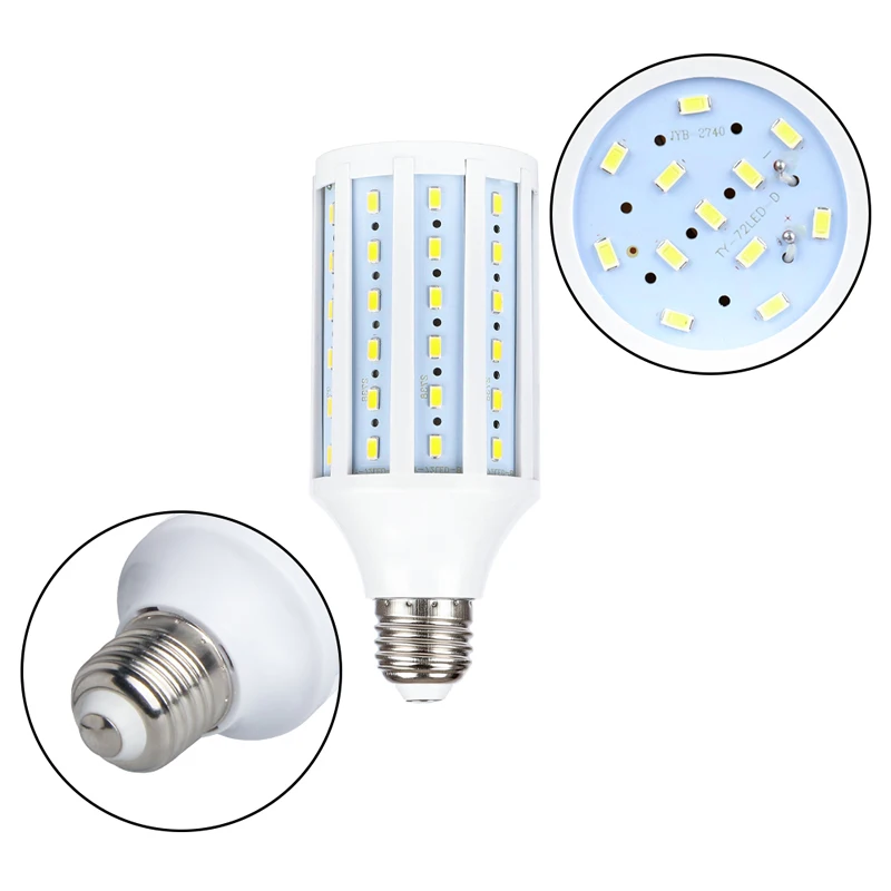  Photo Studio Bulb Photography 5500K 3800K 20W LED Video Light Corn Lamp Light Bulb Daylight E27 Soc - 33045292230