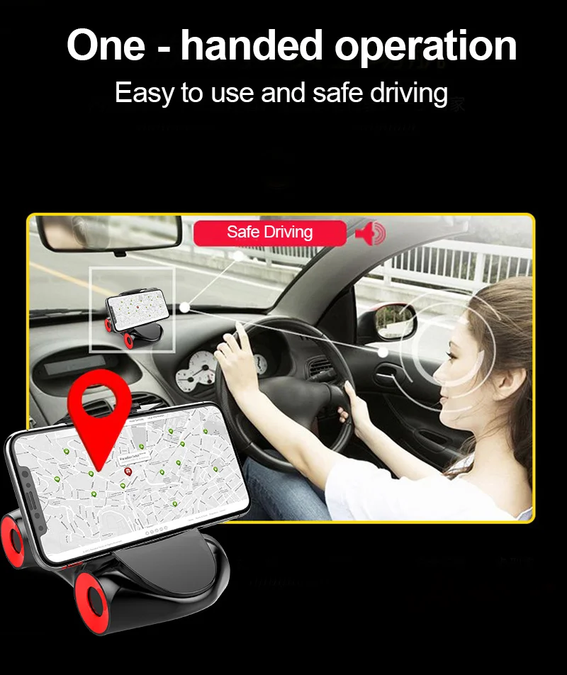 TOMKAS Universal Holder For Phone in Car Dashboard Sports Car Models Phone Car Holder Mobile SmartPhone Support Holder Stand