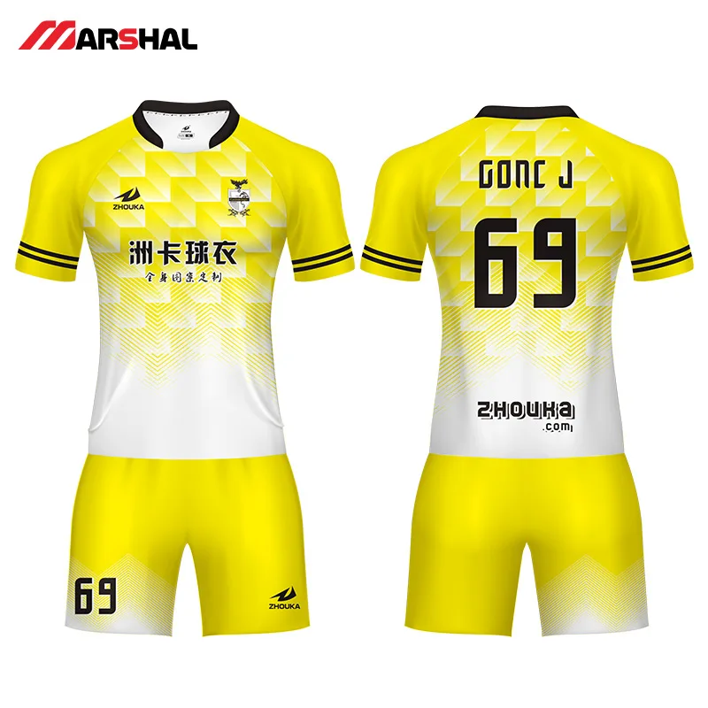 

Soccer Uniform Customized Team Practice Football Jersey Sublimation Custom Youth Sports Outfits Colthes 2019 Football Uniforms
