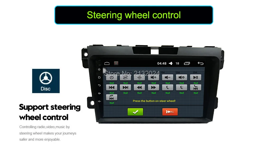 Excellent Funrover 9" Android 8.0 2 din Car DVD Player multimedia for Mazda CX7 CX-7 2G+32G auto radio tape recorder GPS Navigation navi 14