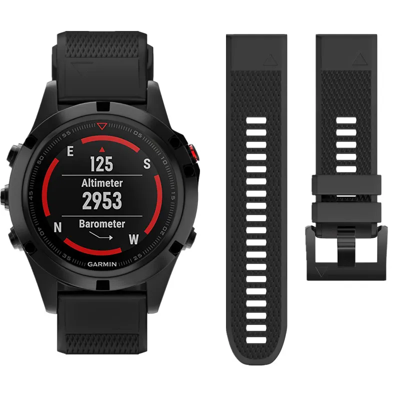

ASHEI 22mm Soft Siliocne Strap for Garmin Fenix 5 Bands Easy Fit Sport Watchband For Garmin Fenix 5/Fenix 5 Plus/Forerunner 935