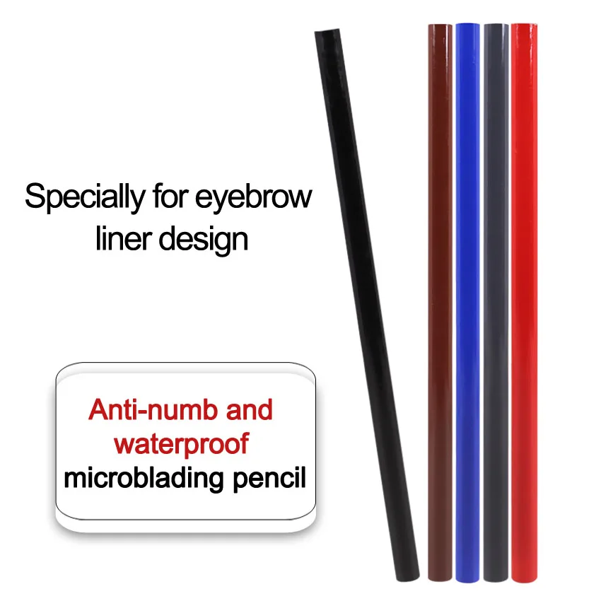 Карандаш для бровей Перманентный макияж вышивка тату ручка для формирования позиционирования бровей линии водонепроницаемый макияж Косметическая ручка