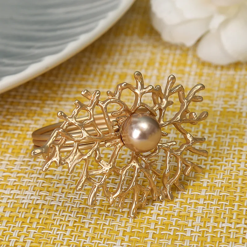 

50PCS metal napkin ring innovative shape napkin ring hotel cocktail party jewelry home table napkin buckle