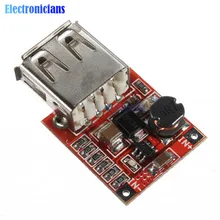5 adet 3V için 5V 1A ayarlanabilir Step-up Boost güç kaynağı modülü USB DC-DC dönüştürücü