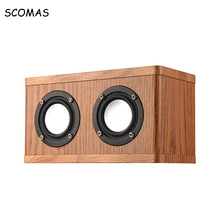 SCOMAS Dual Horn Bluetooth Bass Subwoofer Speakers Wireless Loudspeakers with FM Radio Music Player for Laptop PC Computer