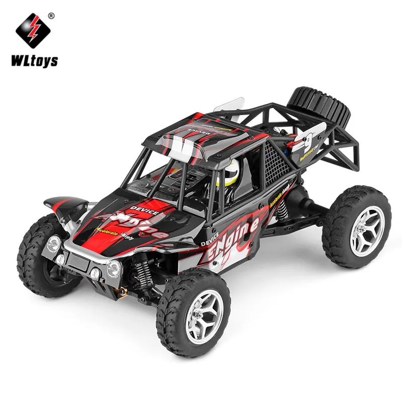 

WLtoys 18429 1:18 4WD RC Car 2.4G Off-Road Desert Radio Control RC Buggy Car Rock Rover High Speed mini RC Car