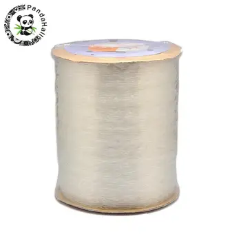 

500m/roll 0.5mm 0.7mm Beading Stretch Cord Findings Clear Elastic Crystal Thread For DIY Jewelry