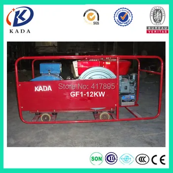 

GF1-12KW 15KVA Diesel Generator Set Hank Cranking Diesel Genset
