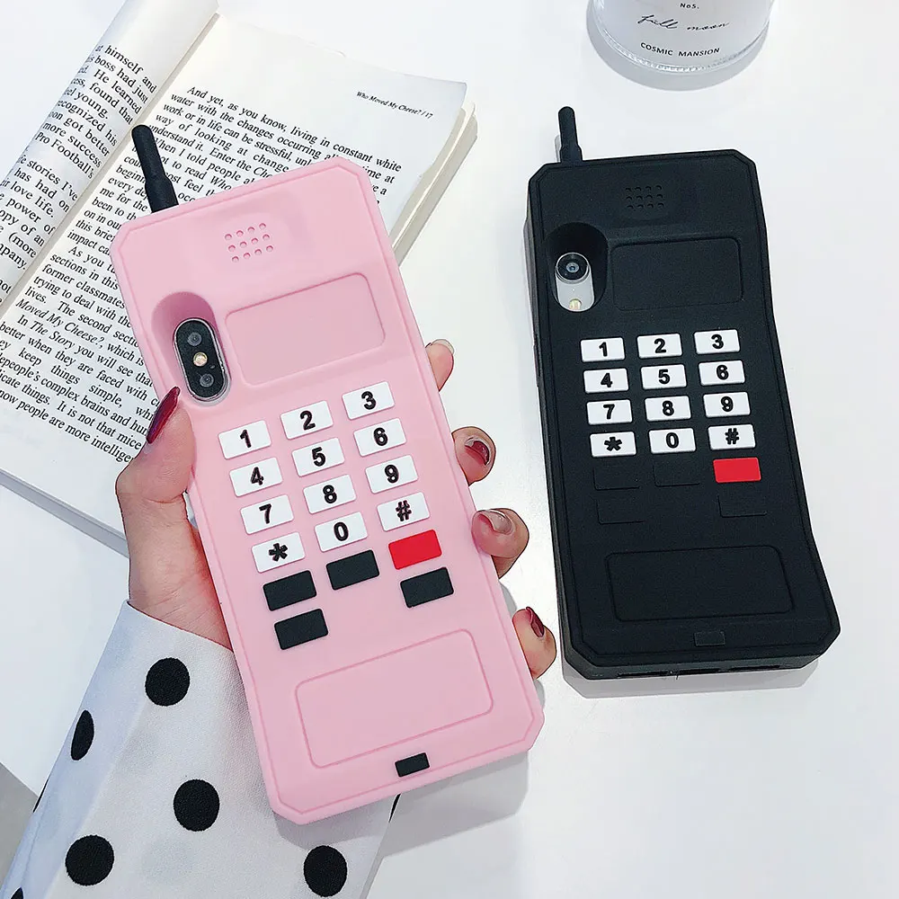 

Pink TPU Case For iPhone X XS Xs Max XR 8 Plus 7 Plus Soft Cases Personality Trend Phone Cover For iPhone 6S Plus 6 Plus Case