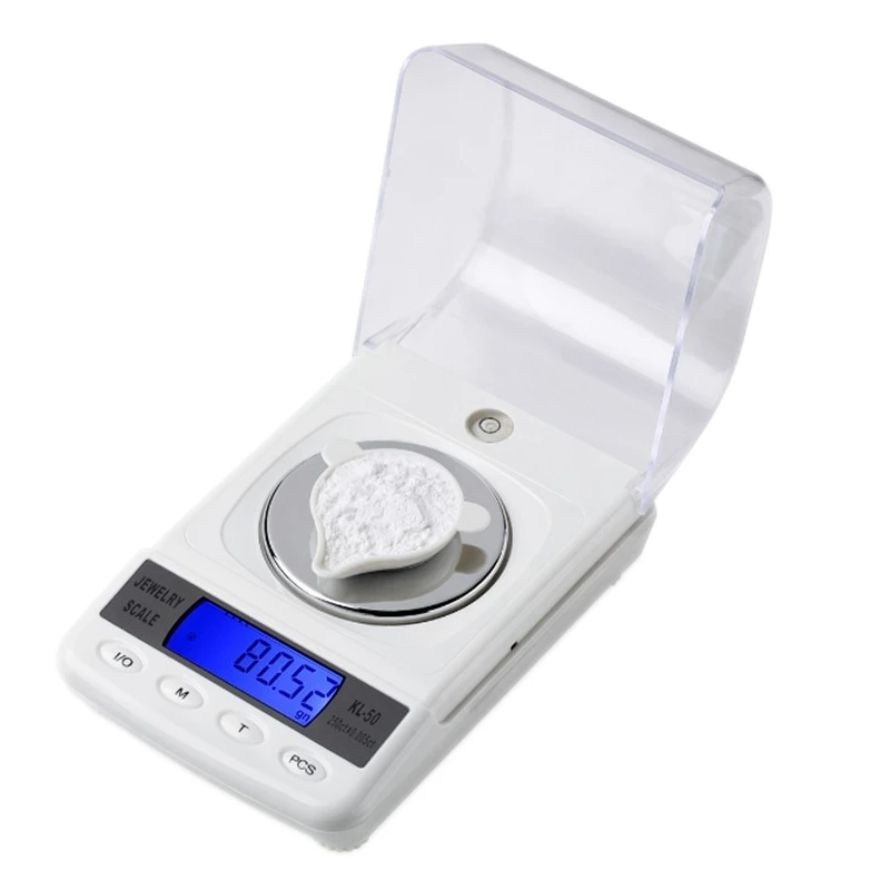 50g 0.001g Precision Digital Jewelry Gem Powder Scales Electronic