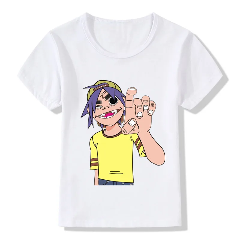 

Gorillaz Print Funny Children T shirt Summer Fashion Tops Baby Boys/Girls T shirt Hipster Cool Kids Casual Clothes,HKP930