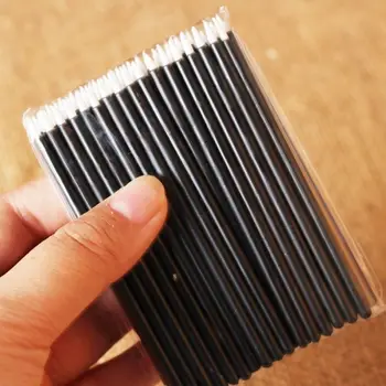 

Hot 50 pcs/set Disposable Eyeliner Brushes Cosmetic Eye Liner Brush Makeup Tool Short Handles Useful Cosmetic Tools