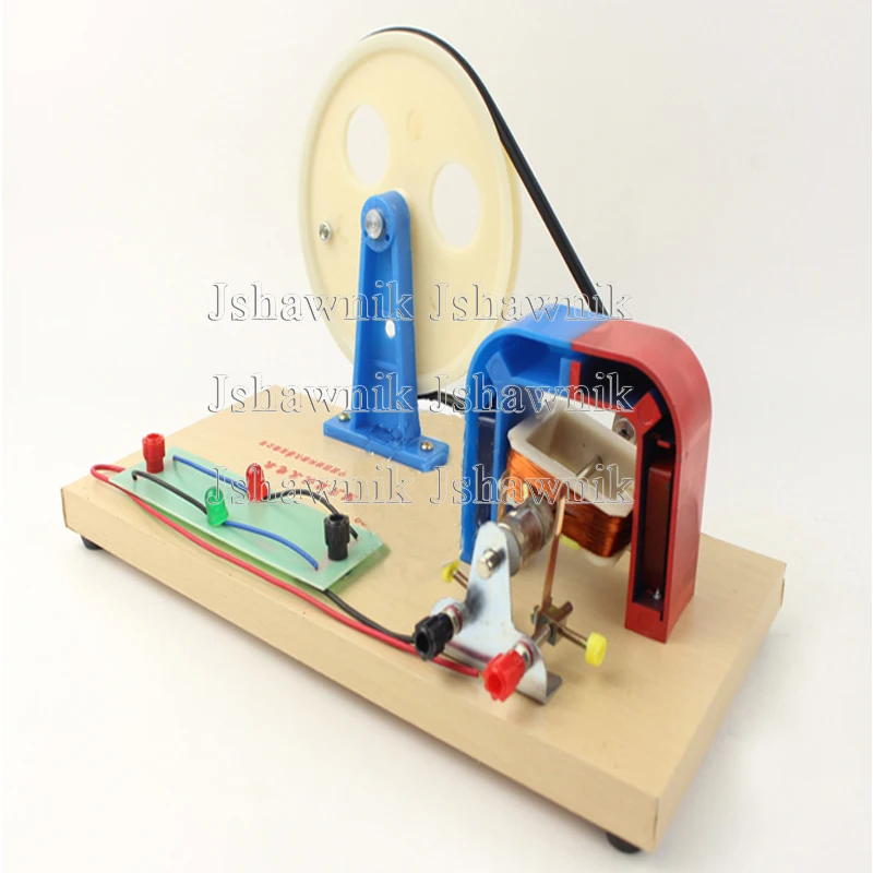 

Hand-held AC and DC generator teaching instrument for school physics teaching experiment
