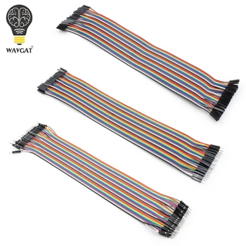 

WAVGAT Dupont line 120pcs 30cm male to male + male to female and female to female jumper wire Dupont cable for Arduino