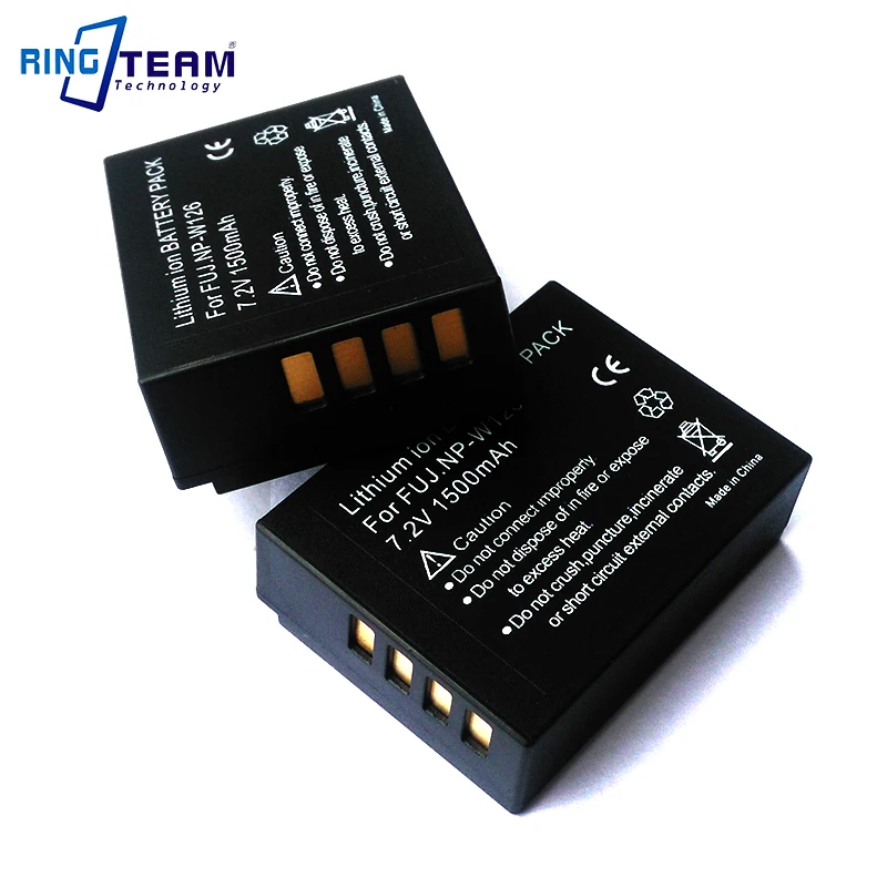 Аккумулятор NPW126 для Fujifilm Camera 2 шт. камеры FinePix HS30EXR HS33EXR с камерой С. С.|battery np-w126|digital