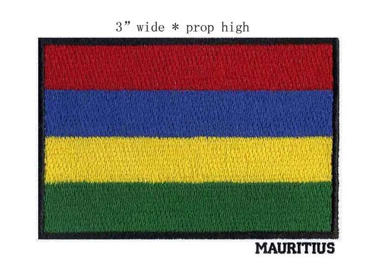 197 28 De Réductionpatch De Drapeau De Broderie Maurice De 3