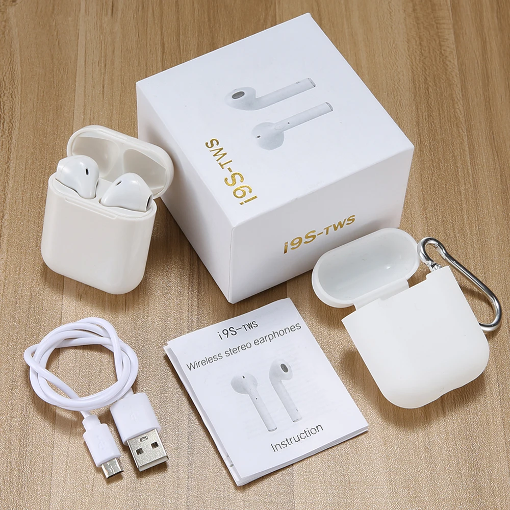 

REOTGTU I9S TWS Wireless Earphone Portable 5.0 Bluetooth Headset Invisible Earbud With Charging Box For Air pods Android Huawei