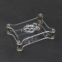 New Raspberry PI 3 model B Acrylic Case Transparent Cover Shell Enclosure Box for Raspberry PI 2 Model B /B+ with logo
