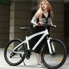 AOXIN 26-inch mountain bike 24/27/30-speed Adult men and women bicycles outdoor sport Aluminum double disc brakes bicicleta