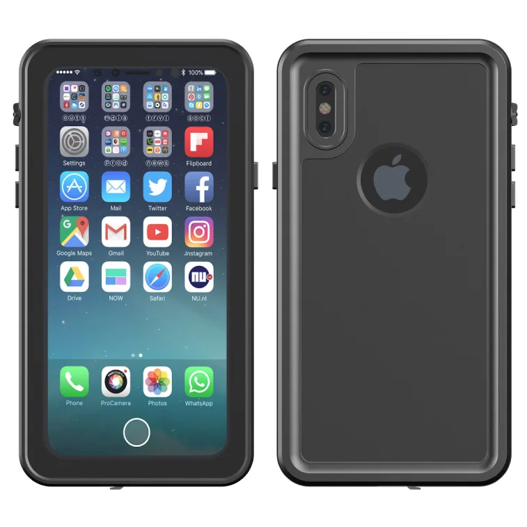 6.100% Waterproof For iPhone 8 Plus Case 8Plus 5.5 4.7 inch Screen Protector For iPhone 7 Case Original Phone Protection Cover