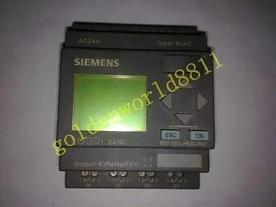 

DHL/EMS 2 LOTS Original LOGO! PLC 24RC 6ED1 052-1HB00-0BA2 good in condition for industry use -A1