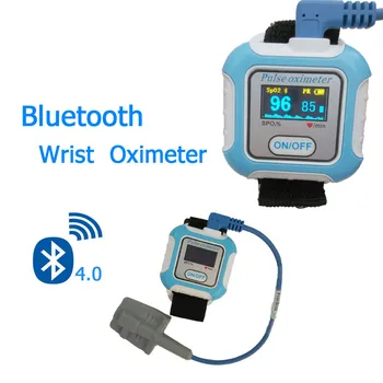 

Wrist pulse meter Bluetooth 4.0 pulse oximeter SPO2 oximetro de dedo portable oxygen device pulsioximetro for IOS & Android