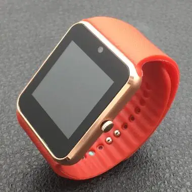 Slimy Bluetooth Smart Watch GT08 Support 2G SIM TF Camera Smartwatch for Android Phone Women Men Kids Clocks Hours PK DZ09 A1 Y1 - Цвет: Красный