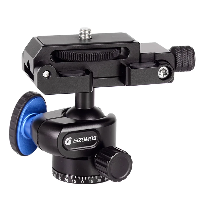 GIZOMOS C-20 2 in 1 Tripod and head Mini Profesional Flexible Carbon Fiber Tripod Lightweight Tripo