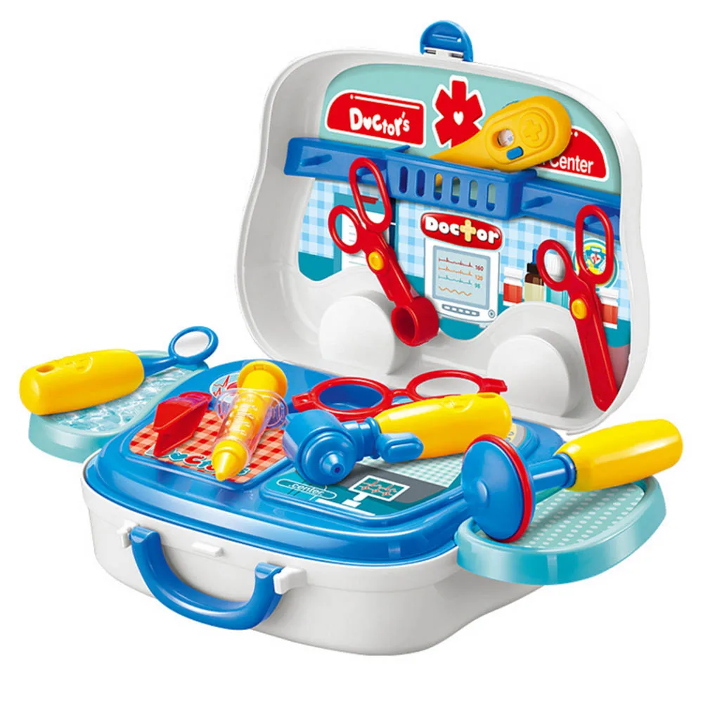 

Children Pretend Play Doctor Nurse Toy Set Portable Doctor Suitcase Medical Kit Kids Educational Role Play Classic Toys