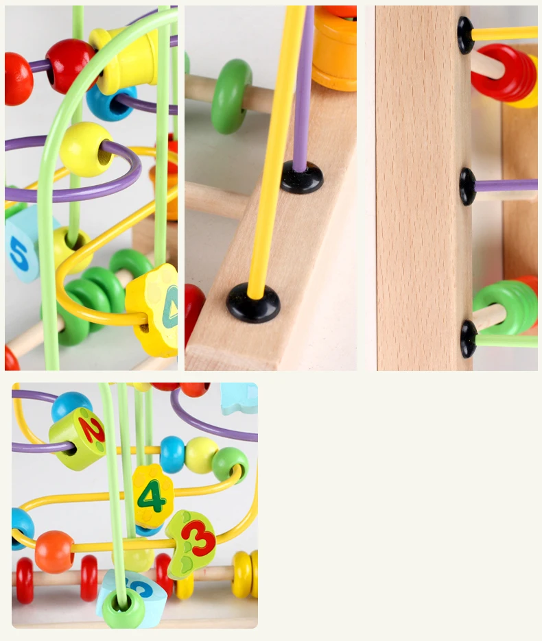 Educativos de Madeira Educativos para Crianças Brinquedos Montessori Contagem Grânulo Ábaco Materiais Matemática Presente 10 contagem grânulo ábaco montessori materiais matemática brinquedos