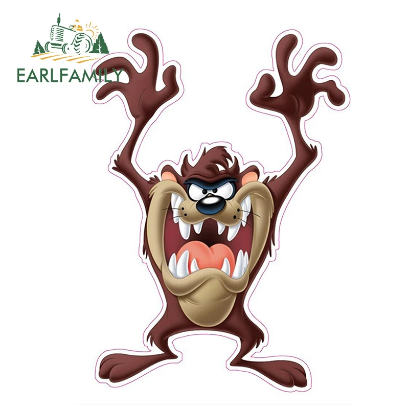 

EARLFAMILY 13cm X 9.3cm Tasmanian Devil Decal Funny Laptop Decal Sticker Car Styling Auto Motor Decor Graphics Car Accessories