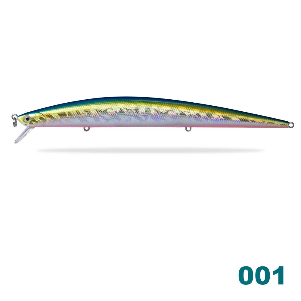 Hunthouse плавающая jerkbait Tide Slim Minnow Surf fishing приманки жесткие seabass Морская рыбалка 175 мм 24,5 г для морского баса - Цвет: 001
