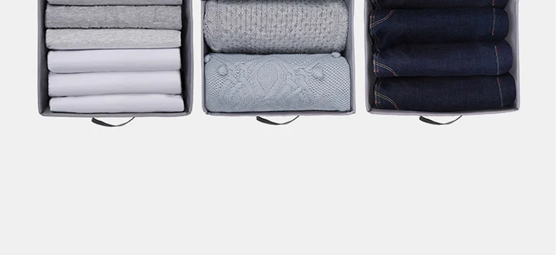 Luluhut новая моющаяся складная коробка для хранения одежды складное нижнее белье Носки Бюстгальтер контейнер для хранения хлопок liene рубашки коробка для хранения