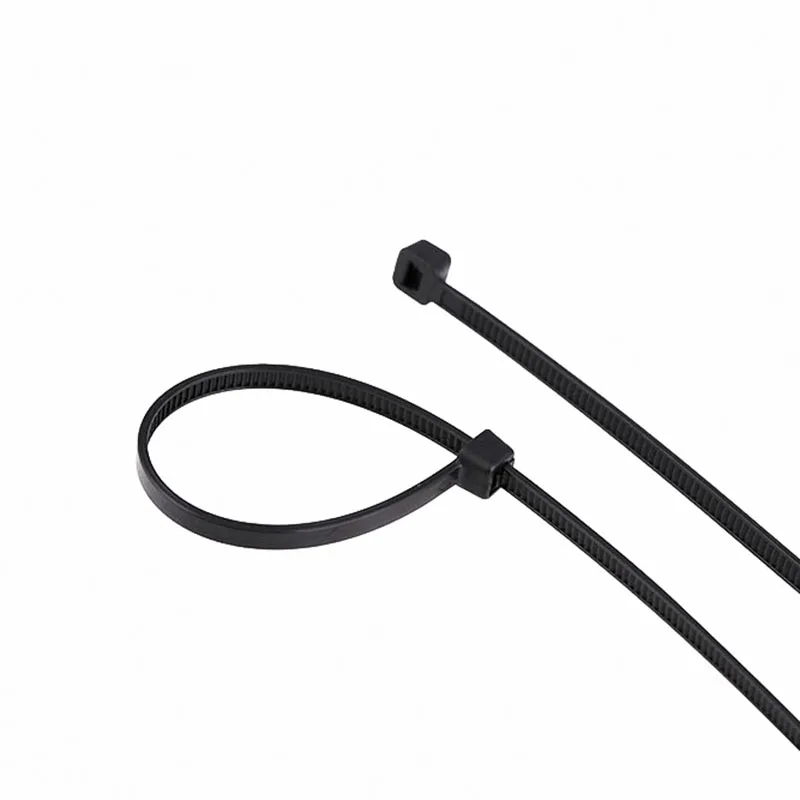 

500 pcs/bag 1.9*100mm Black White Connectors strong plastic cable ties with self-locking nylon cable ties