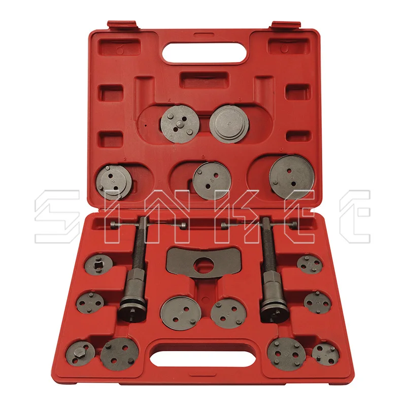 

18pc Universal Car Disc Brake Caliper Pad Rewind Wind Back Brake Piston Compressor Tool Kit SK1202