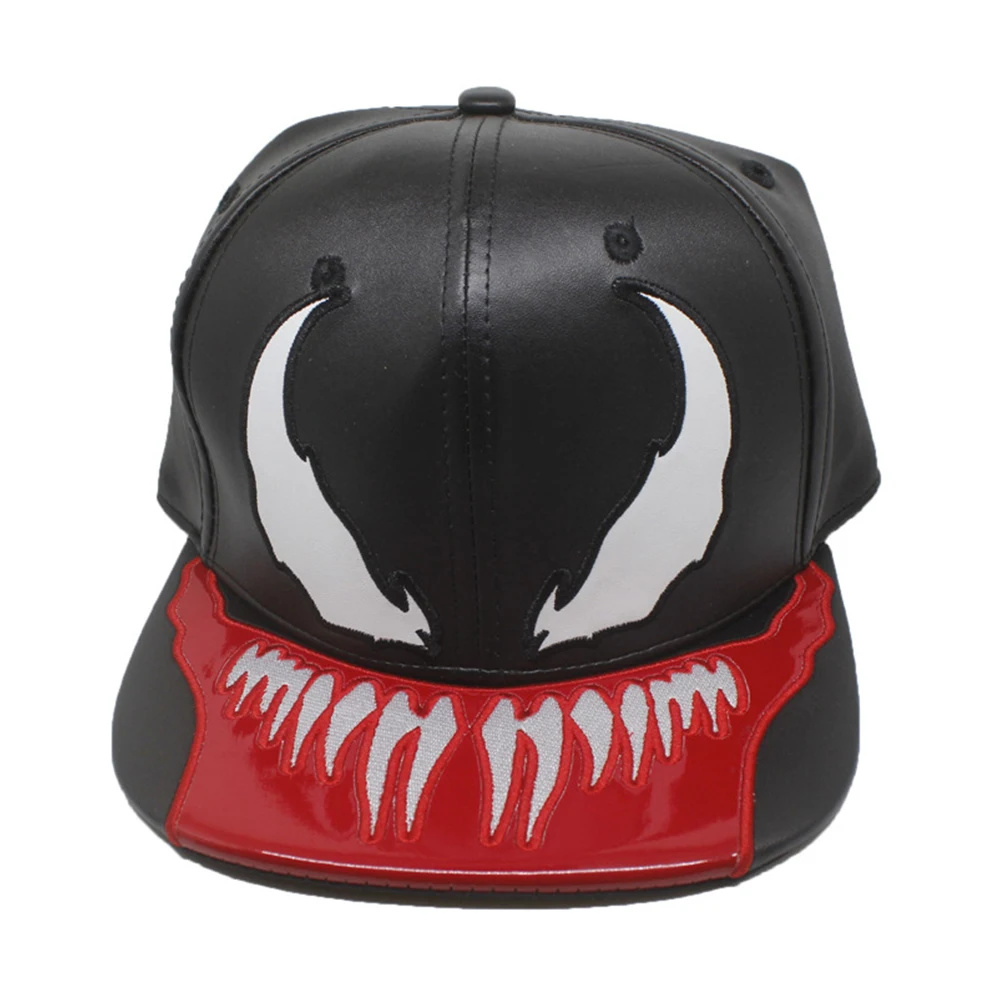 

Venom baseball hat Snapback adjusted PU cap sunhat Hip Hop Hat For Men Baseball Cap