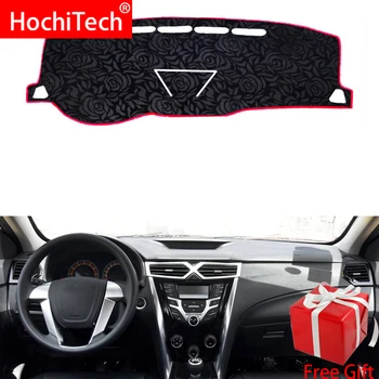 

Rose Pattern Non-slip Dashmat Dash Mat Dashboard Cover Pad Cover Carpet Car Sticker for BYD F3 F3DM F3R 2016-2018 Car Styling