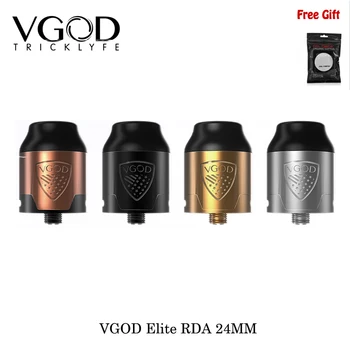

Original VGOD Elite RDA Tank 24mm Atomizer Dual Vertical Post Design Fit vgod pro mech mod Vgod elite 200w mod E-Cigarette Vapor